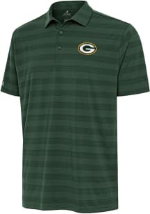 Antigua Green Bay Packers Mens Green Tunnel Short Sleeve Polo