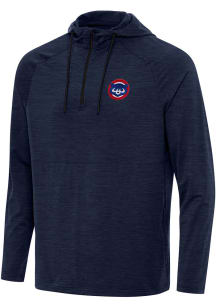 Antigua Chicago Cubs Mens Navy Blue Spikes 2 Hood