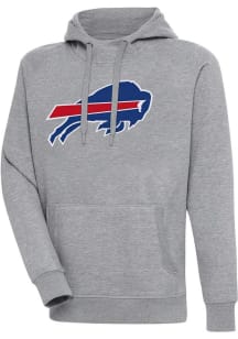 Antigua Buffalo Bills Mens Grey Victory Long Sleeve Hoodie