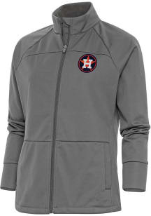 Antigua Houston Astros Womens Grey Links 2 Medium Weight Jacket
