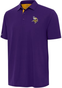 Antigua Minnesota Vikings Mens Purple Era Short Sleeve Polo