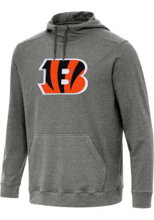 Antigua Cincinnati Bengals Mens Black Cloud Long Sleeve Hoodie