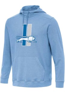 Antigua Detroit Lions Mens Light Blue Cloud Long Sleeve Hoodie