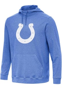 Antigua Indianapolis Colts Mens Blue Cloud Long Sleeve Hoodie