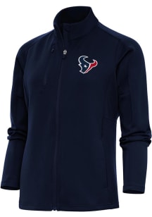 Antigua Houston Texans Womens Navy Blue Generation Light Weight Jacket