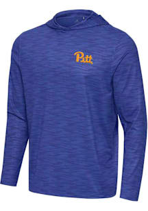 Antigua Pitt Panthers Mens Blue Swell Hood
