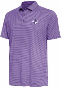 Antigua Tarleton State Texans Mens Purple Scheme Short Sleeve Polo