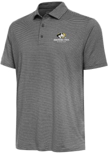 Antigua Michigan Tech Huskies Mens Black Scheme Short Sleeve Polo