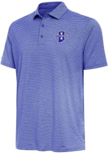 Antigua Indiana State Sycamores Mens Blue Scheme Short Sleeve Polo
