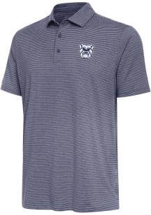 Antigua Butler Bulldogs Mens Navy Blue Scheme Short Sleeve Polo