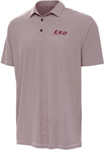 Antigua Eastern Kentucky Colonels Mens Maroon Twine Short Sleeve Polo