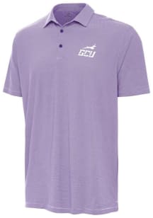 Antigua Grand Canyon Antelopes Mens Purple Twine Short Sleeve Polo