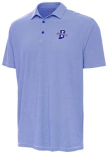 Antigua Indiana State Sycamores Mens Blue Twine Short Sleeve Polo