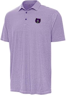 Antigua Central Arkansas Bears Mens Purple Twine Short Sleeve Polo