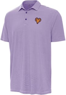 Antigua West Chester Golden Rams Mens Purple Twine Short Sleeve Polo