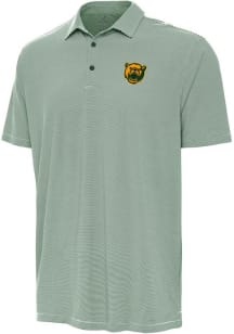 Antigua Baylor Bears Mens Green Twine Short Sleeve Polo