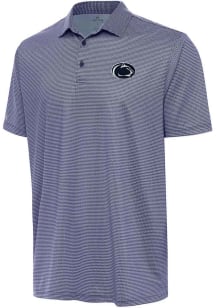 Mens Penn State Nittany Lions Navy Blue Antigua Rings Short Sleeve Polo Shirt