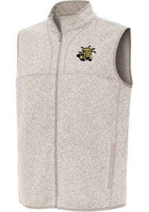 Antigua Wichita State Shockers Mens Oatmeal Fortune Sleeveless Jacket