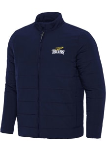 Antigua Toledo Rockets Mens Navy Blue Swelter Heavyweight Jacket