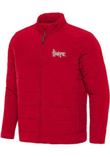 Antigua Nebraska Cornhuskers Mens Swelter Heavyweight Jacket - Red