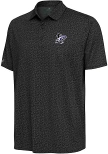 Mens K-State Wildcats Grey Antigua Blooming Short Sleeve Polo Shirt