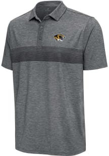 Antigua Missouri Tigers Mens Grey Dashing Short Sleeve Polo