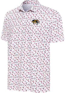 Antigua Missouri Tigers Mens White Independence Short Sleeve Polo