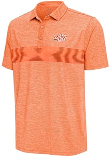 Antigua Oklahoma State Cowboys Mens Orange Dashing Short Sleeve Polo