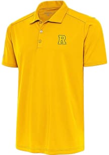 Antigua Rochester Yellowjackets Mens Yellow Tribute Short Sleeve Polo