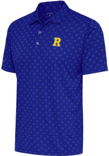 Antigua Rochester Yellowjackets Mens Blue Spark Short Sleeve Polo