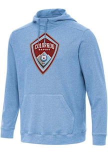Antigua Colorado Rapids Mens Light Blue Cloud Long Sleeve Hoodie