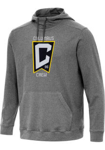 Antigua Columbus Crew Mens Black Cloud Long Sleeve Hoodie