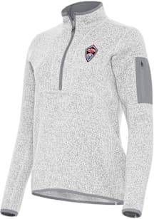 Antigua Colorado Rapids Womens Grey Fortune Qtr Zip