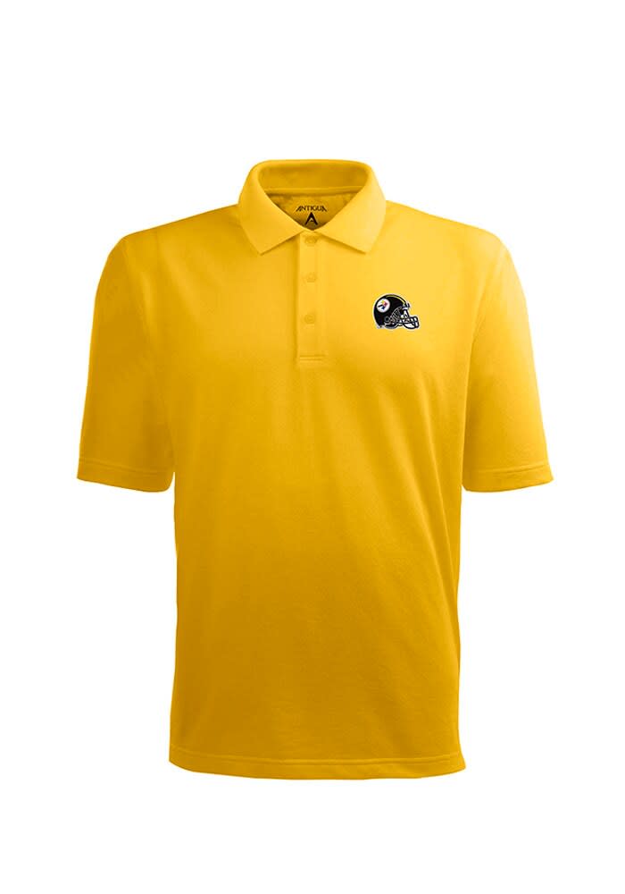 Pittsburgh Steelers Antigua Tribute Polo - Gold 