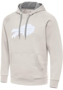 Antigua Buffalo Bills Mens Ivory Victory Long Sleeve Hoodie