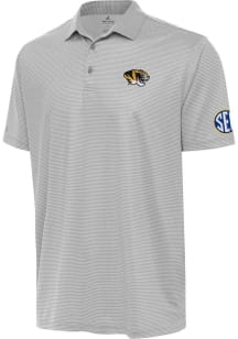 Antigua Missouri Tigers Mens White Rings Short Sleeve Polo