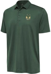 Antigua Milwaukee Bucks Mens Green Ellipse Short Sleeve Polo