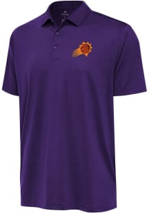 Antigua Phoenix Suns Mens Purple Ellipse Short Sleeve Polo
