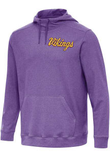 Antigua Minnesota Vikings Mens Purple Cloud Design Long Sleeve Hoodie