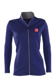 Antigua Chicago Cubs Womens Blue Leader Medium Weight Jacket