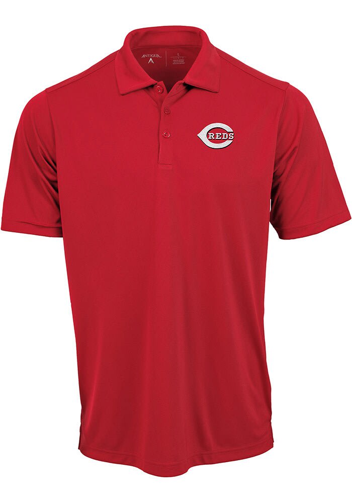 Antigua Cincinnati Reds Tribute RED Short Sleeve Polo