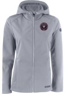 Cutter and Buck Inter Miami CF Womens Grey Evoke Light Weight Jacket