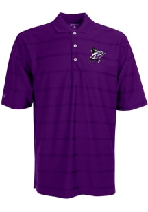Antigua K-State Wildcats Mens Purple Tone Short Sleeve Polo