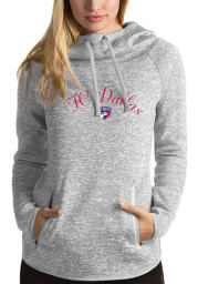 Antigua FC Dallas Womens Grey Recruit Hooded Sweatshirt