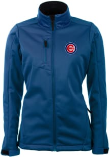 Antigua Chicago Cubs Womens Blue Traverse Medium Weight Jacket