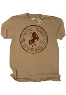 Western Michigan Broncos Brown Redux Seal Short Sleeve T Shirt