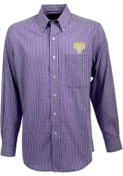Antigua West Chester Golden Rams Mens Purple Associate Long Sleeve Dress Shirt