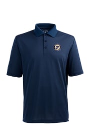Antigua St Louis Blues Mens Navy Blue Xtra-Lite Short Sleeve Polo