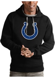 Antigua Indianapolis Colts Mens Black Victory Long Sleeve Hoodie