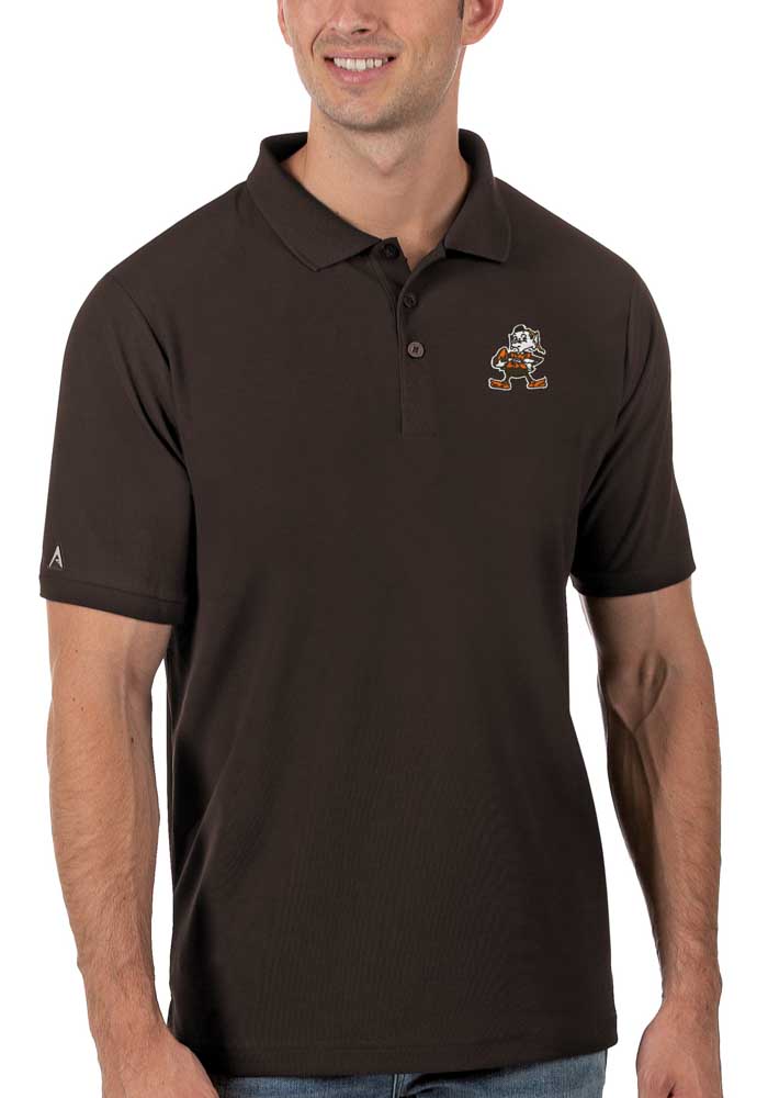 Cleveland Browns Antigua Affluent Polo - Brown